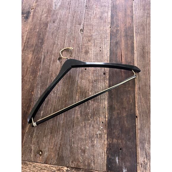 Oxxford Clothes Men's Wood Suit Hanger Black Wood JL - Picture 3 of 6